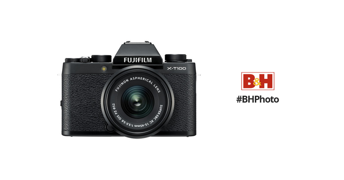 FUJIFILM X-T100 Mirrorless Digital Camera with 15-45mm 16582804