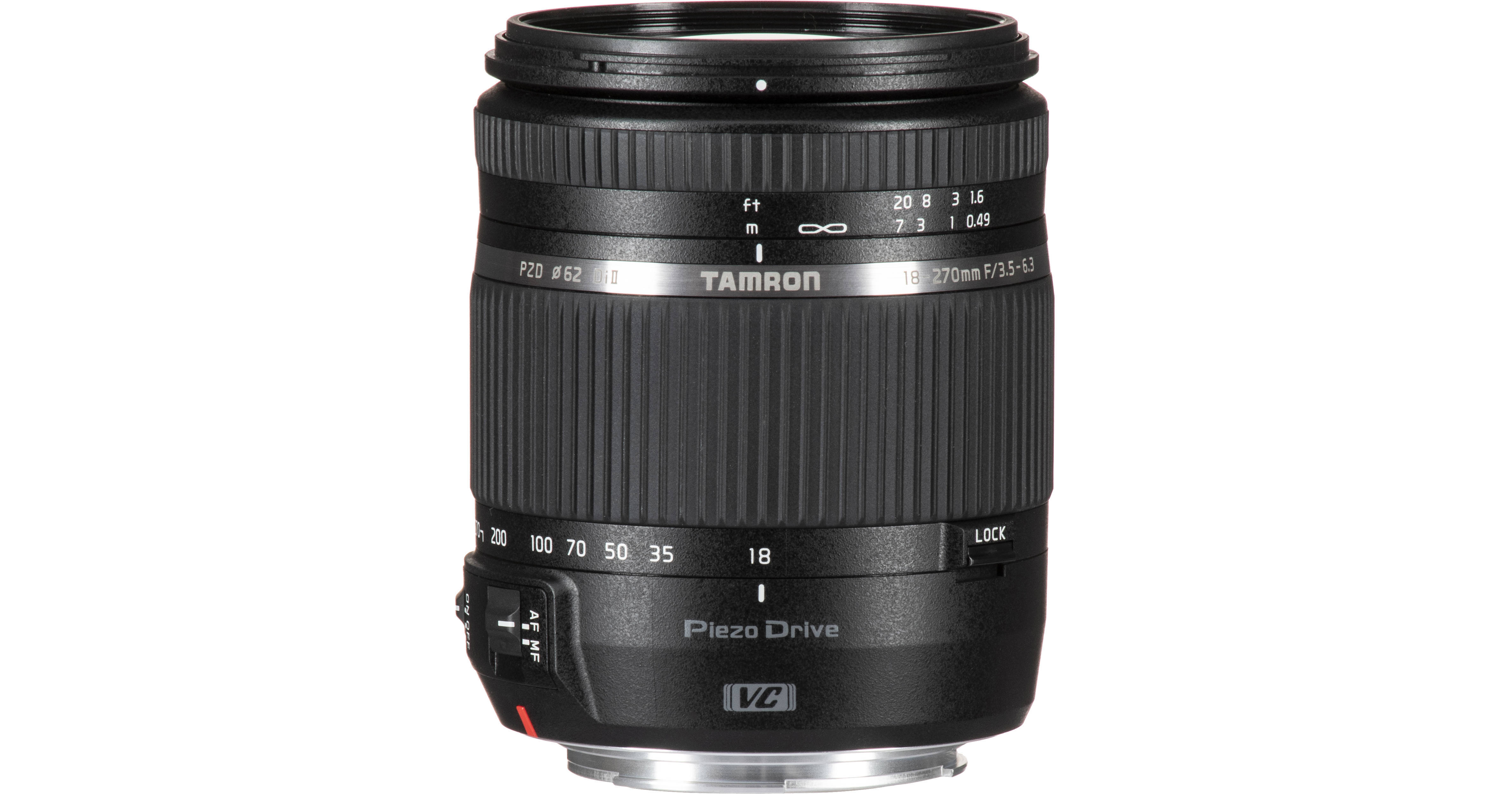 Tamron 18-270mm f/3.5-6.3 Di II VC PZD Lens AFB008TSC700 Bu0026H