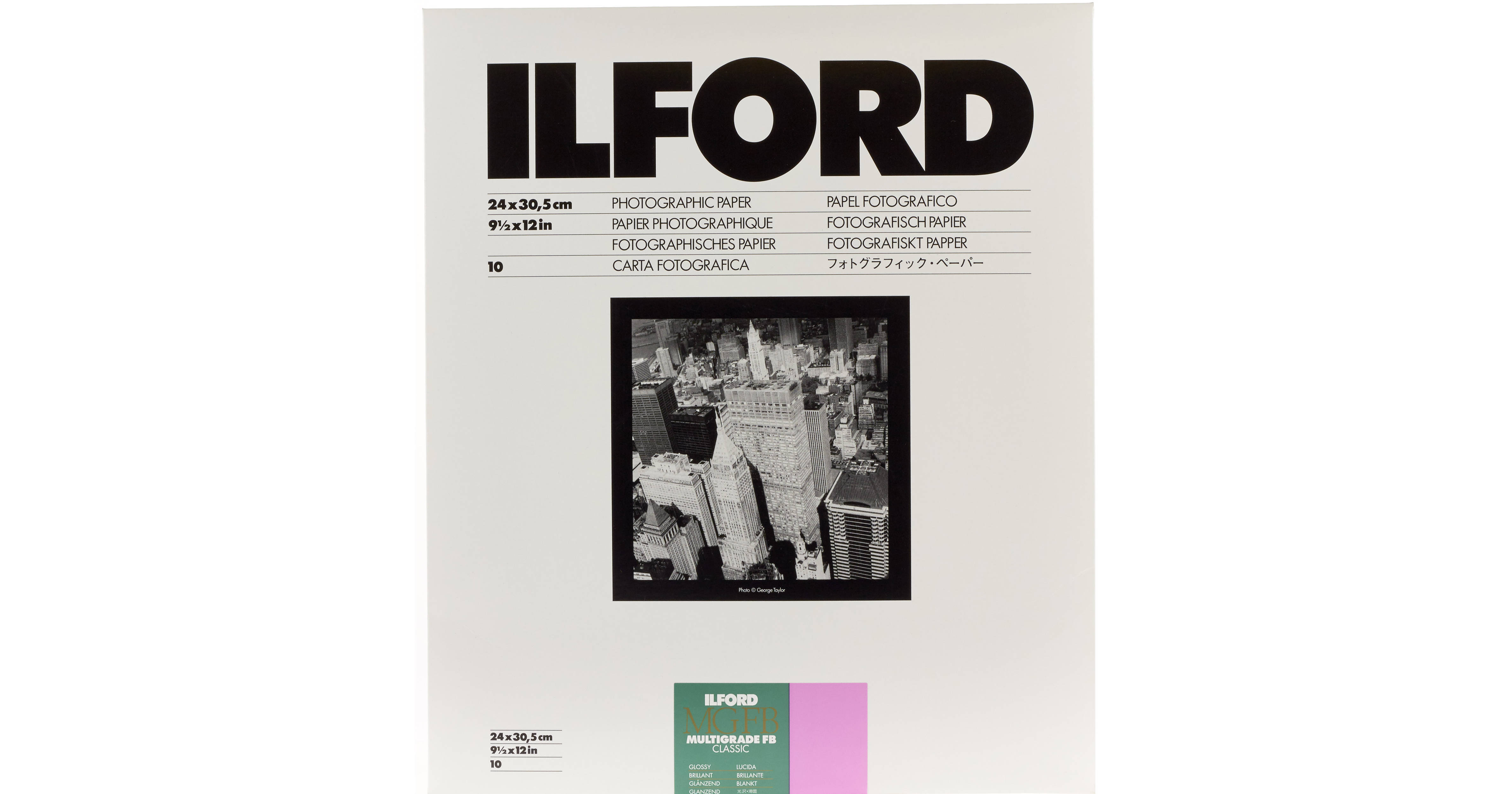 ILFORD Multigrade FB Classic 1K - Natural Gloss 12,7x17,8 CM (5x7 INCH) /  100 Sheets - Gradation: Variable -  analogue photography