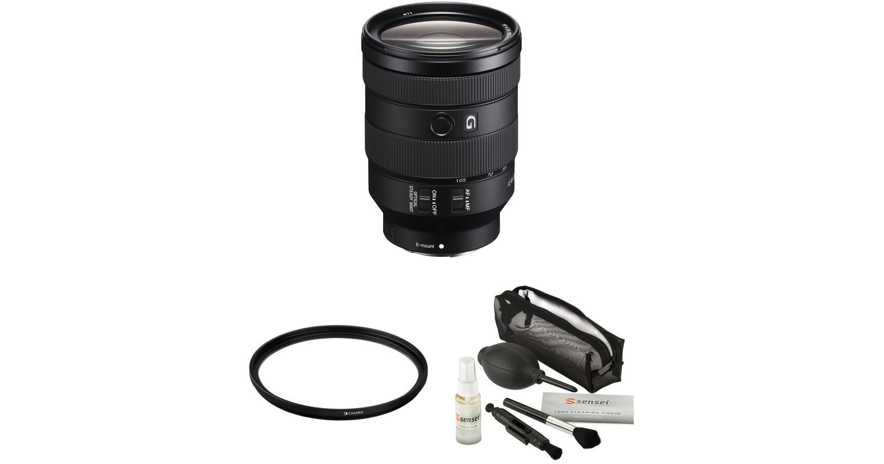 Sony FE 24-105mm f/4 Lens with UV Filter Kit B&H Photo Video