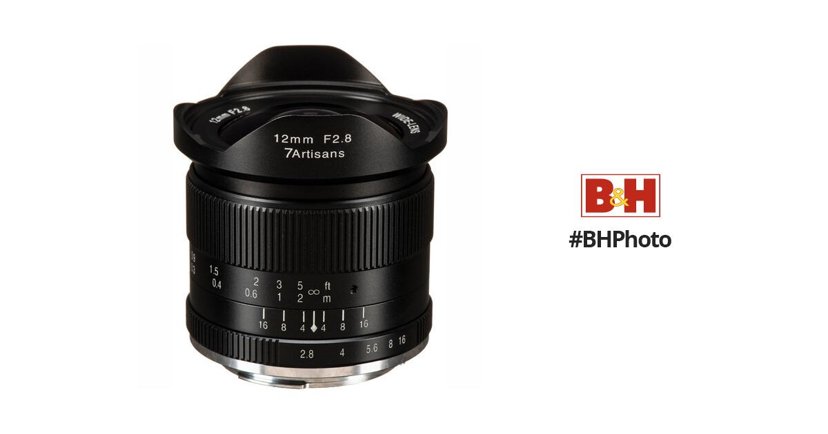 7artisans Photoelectric 12mm f/2.8 Lens for Canon EF-M A602B B&H