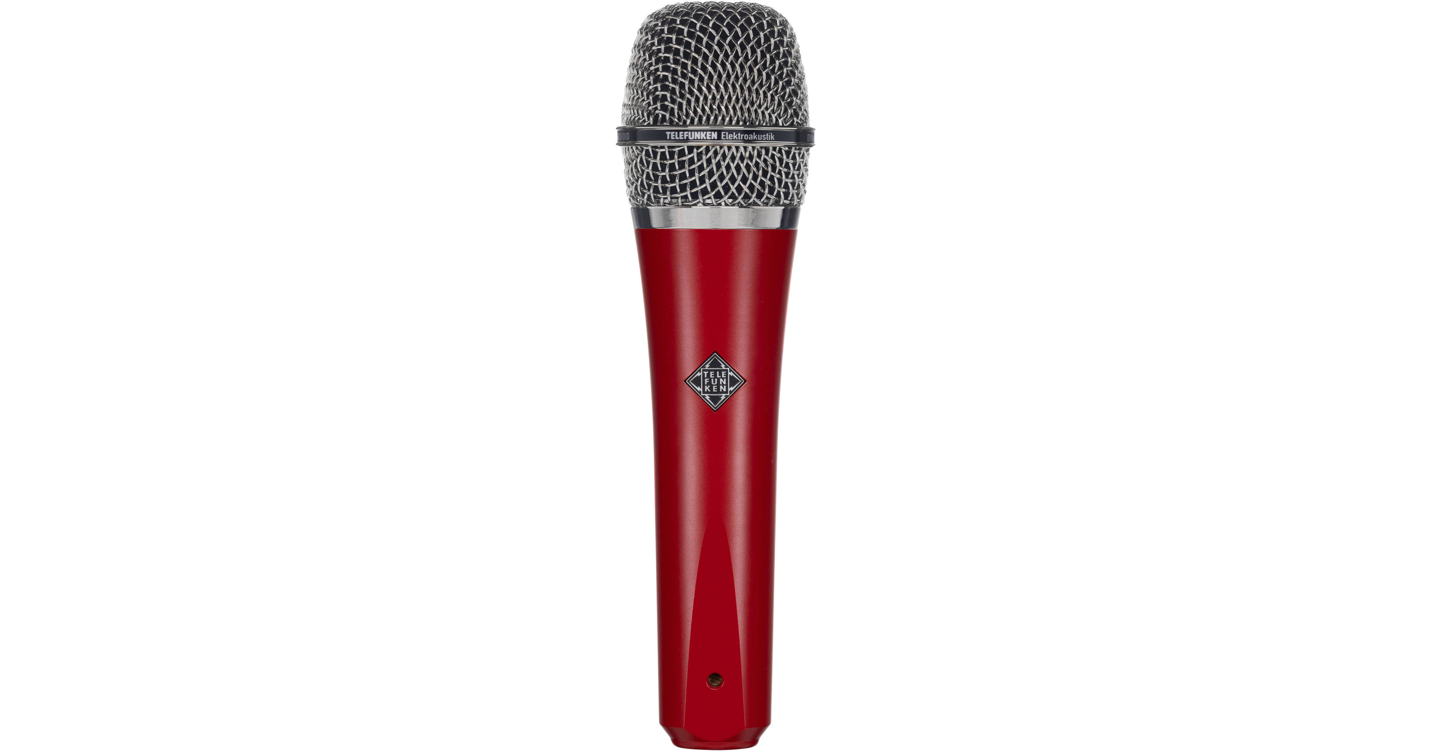 Telefunken M80 Custom Handheld Supercardioid Dynamic Microphone (Red Body,  Chrome Grille)