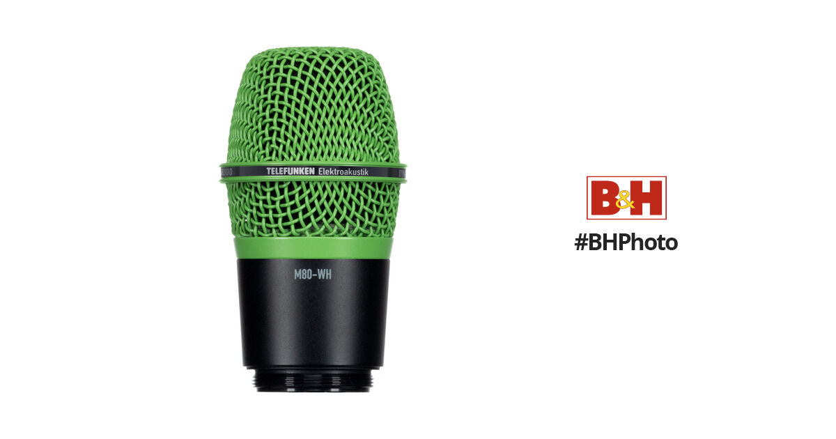 Telefunken M80-WH Wireless Supercardioid Dynamic Microphone Capsule (Green)