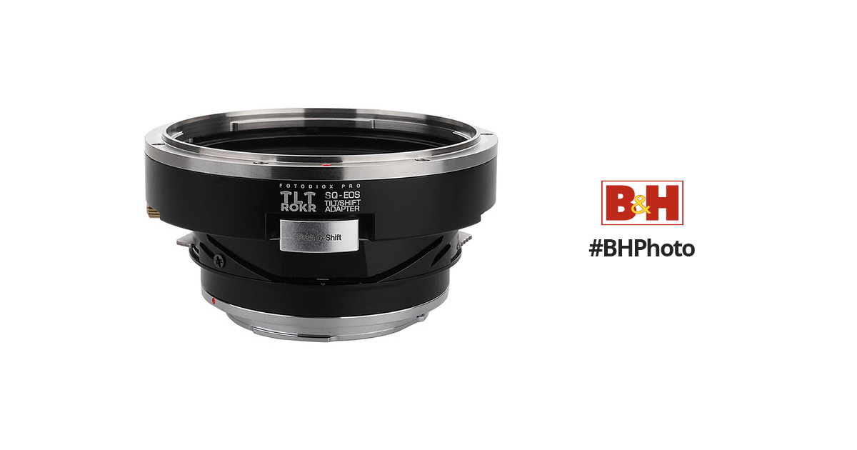 FotodioX Pro TLT ROKR Tilt/Shift Lens Mount Adapter for Bronica SQ Lens to  Canon EOS (EF, EF-S) Camera