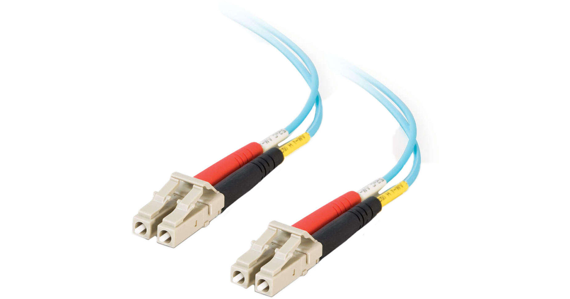 C2G LC To LC Male 50/125 Duplex Multi-Mode OM3 Fiber Optic 01110