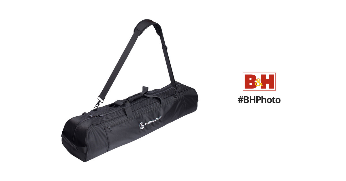 ProMediaGear Large Tripod Gear Gig Bag with Shoulder Strap and Dividers  (Black)