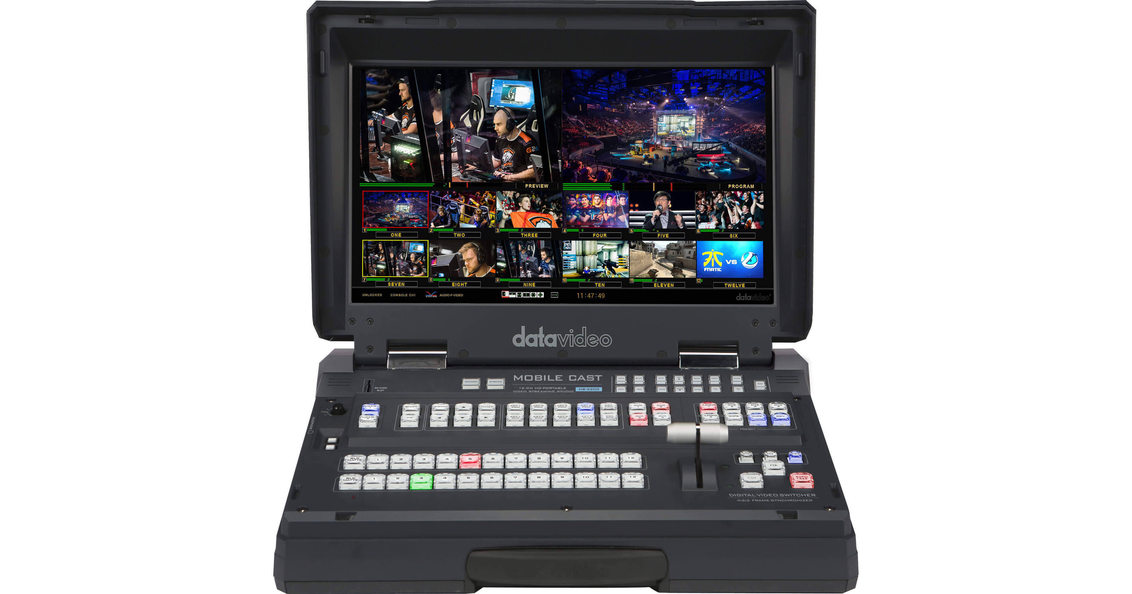 Datavideo 12-Input HD-SDI & HDMI Mobile Streaming Studio HS-3200