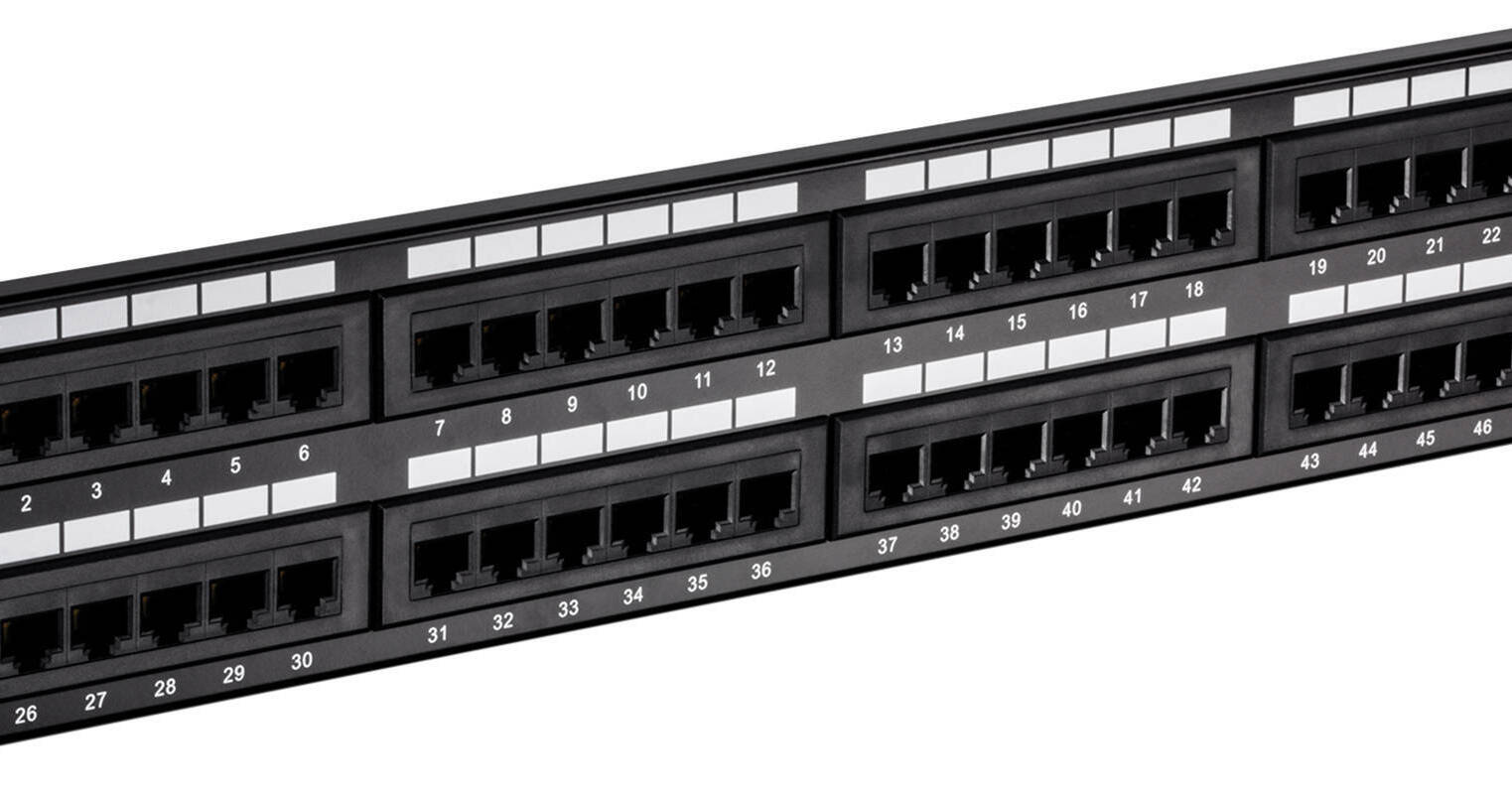 48-port Cat6 Unshielded Patch Panel - TRENDnet TC-P48C6