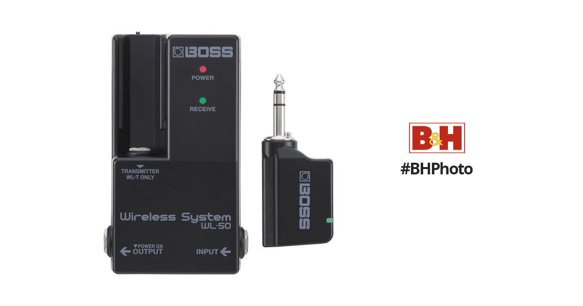 BOSS WL-50 Wireless System for Pedalboards WL-50 B&H Photo Video
