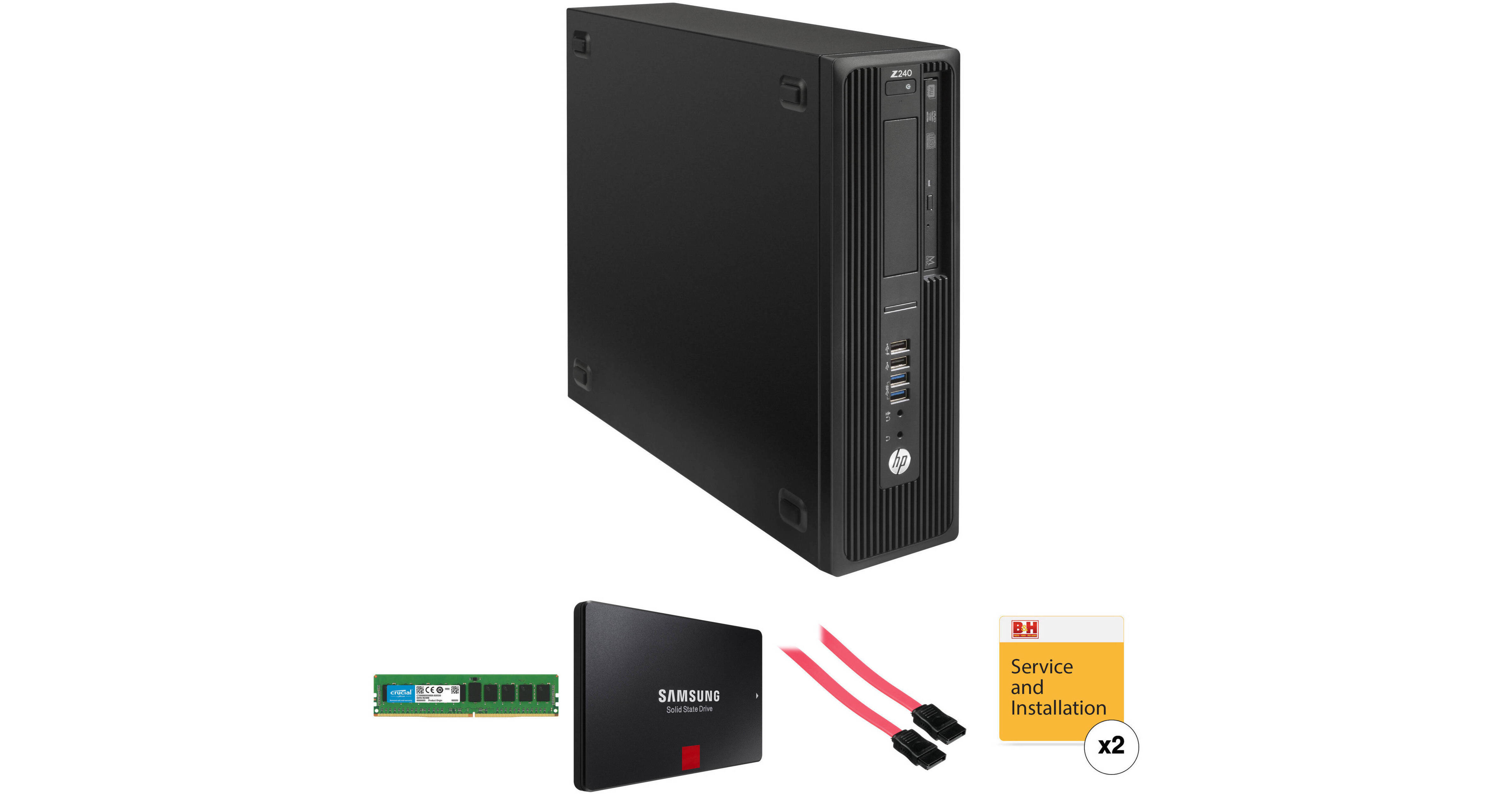 HP Z240 Series Small Form Factor B&amp;H Custom Workstation B&amp;H