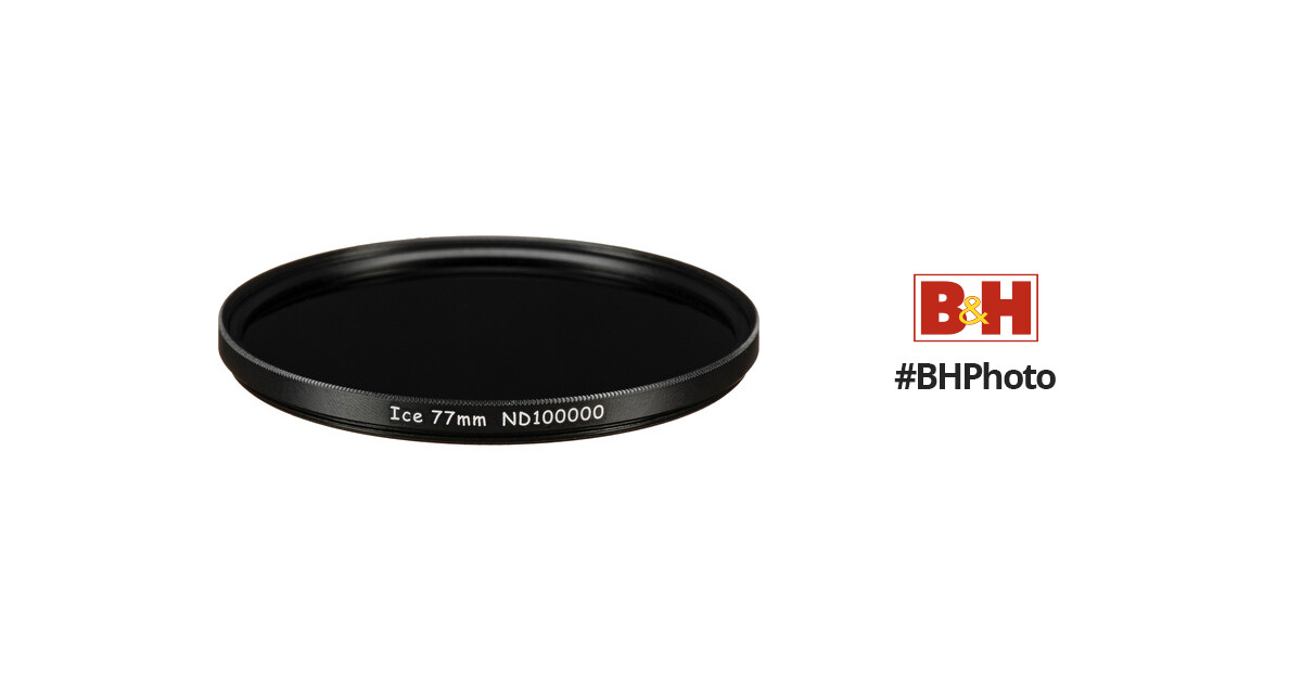 Ice 77mm ND100000 Solid Neutral Density 5.0 Filter (16.5-Stop)