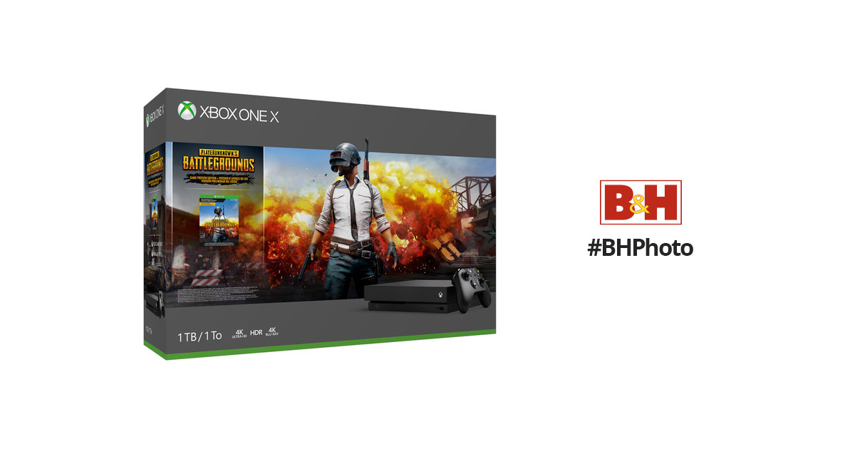 Microsoft Xbox One X PLAYERUNKNOWN'S BATTLEGROUNDS CYV-00026 B&H