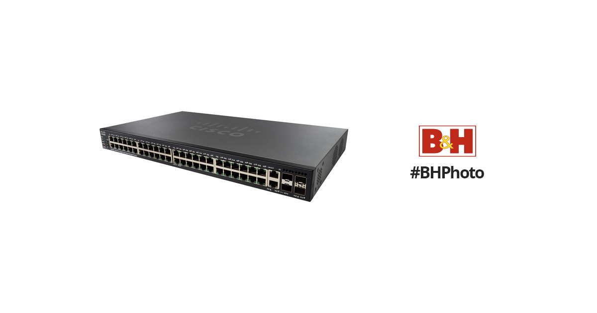 Cisco SG550X-48P 48 Port Gigabit Managed Switch SG550X-48P-K9-NA