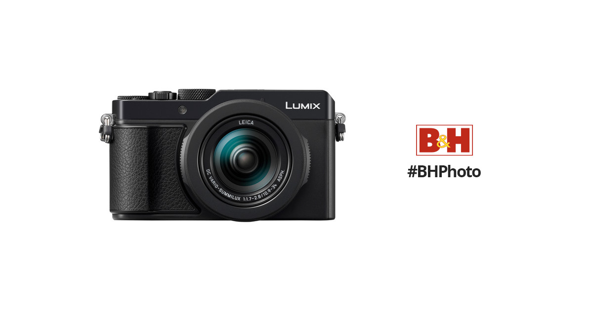 strelen Interpretatie Indirect Panasonic Lumix DC-LX100 II Digital Camera (Black) DC-LX100M2