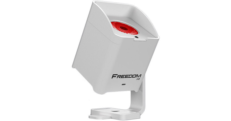 CHAUVET DJ Freedom H1 Battery-Powered Wireless LED Wash Light System (4  Fixtures, White Housing)