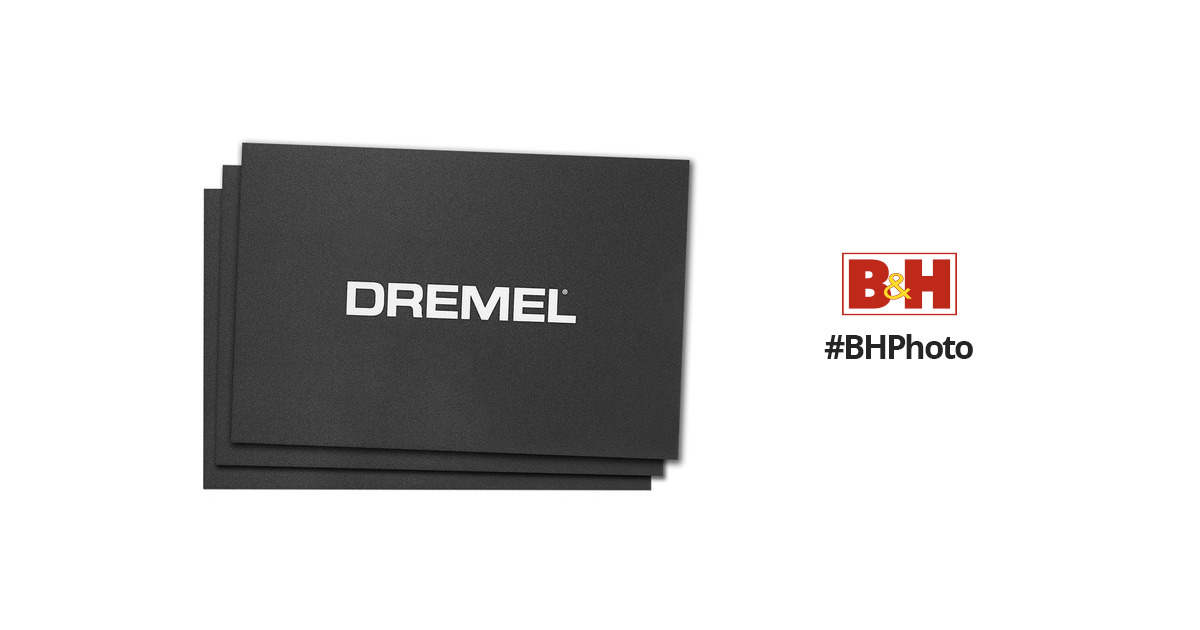 Dremel 3D Printing BT20-01 Build Sheets Pack of 3 