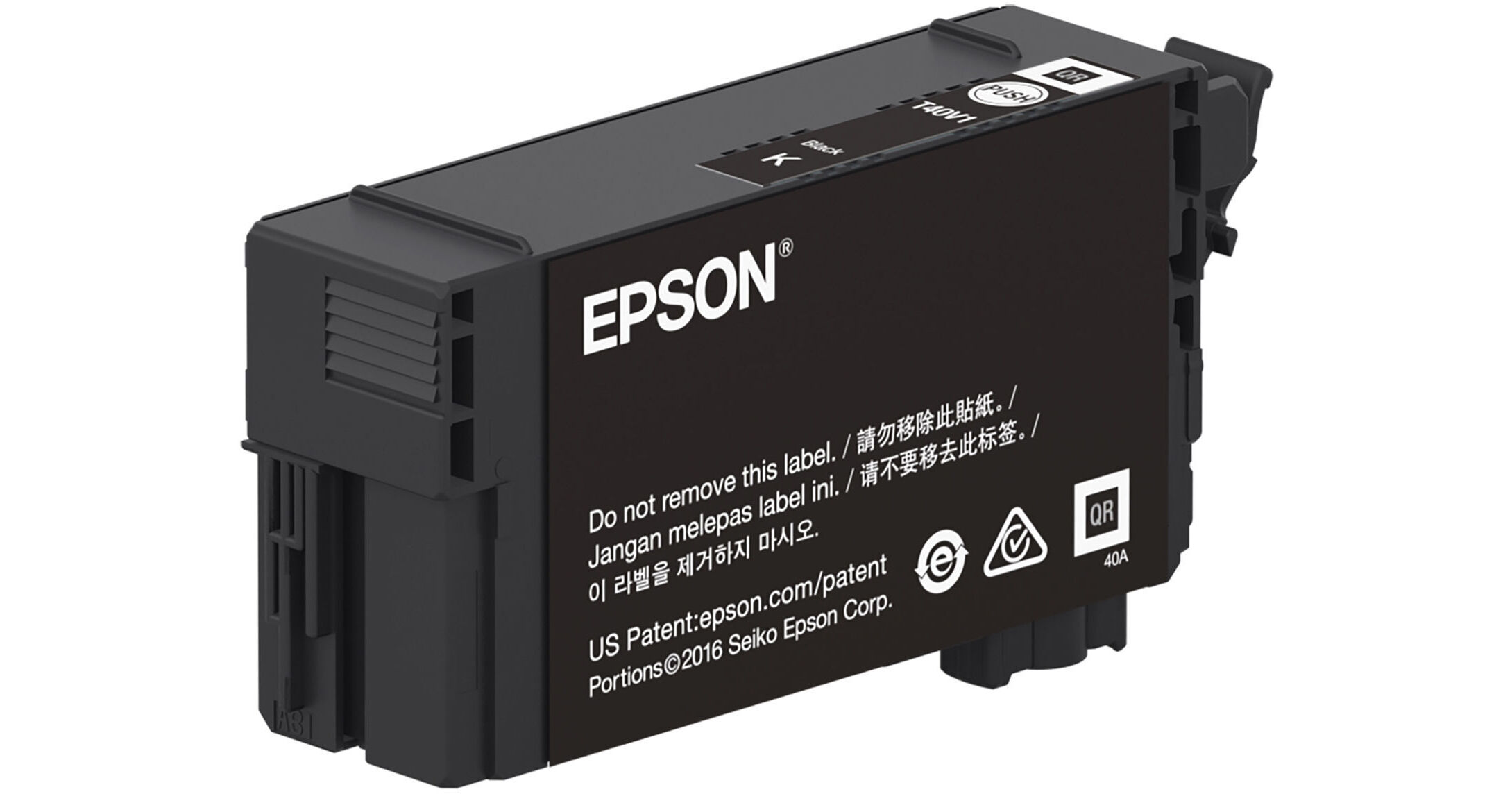 Epson UltraChrome XD2 T40V Black Ink Cartridge (50mL) T40V120