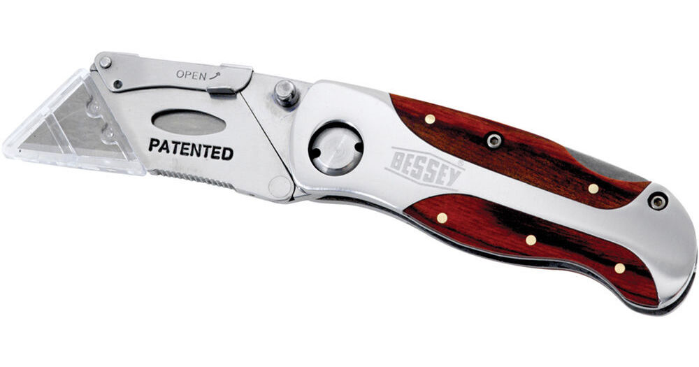 Bessey Folding Utility Knife (Wood Handle) DBKWH B&H Photo Video