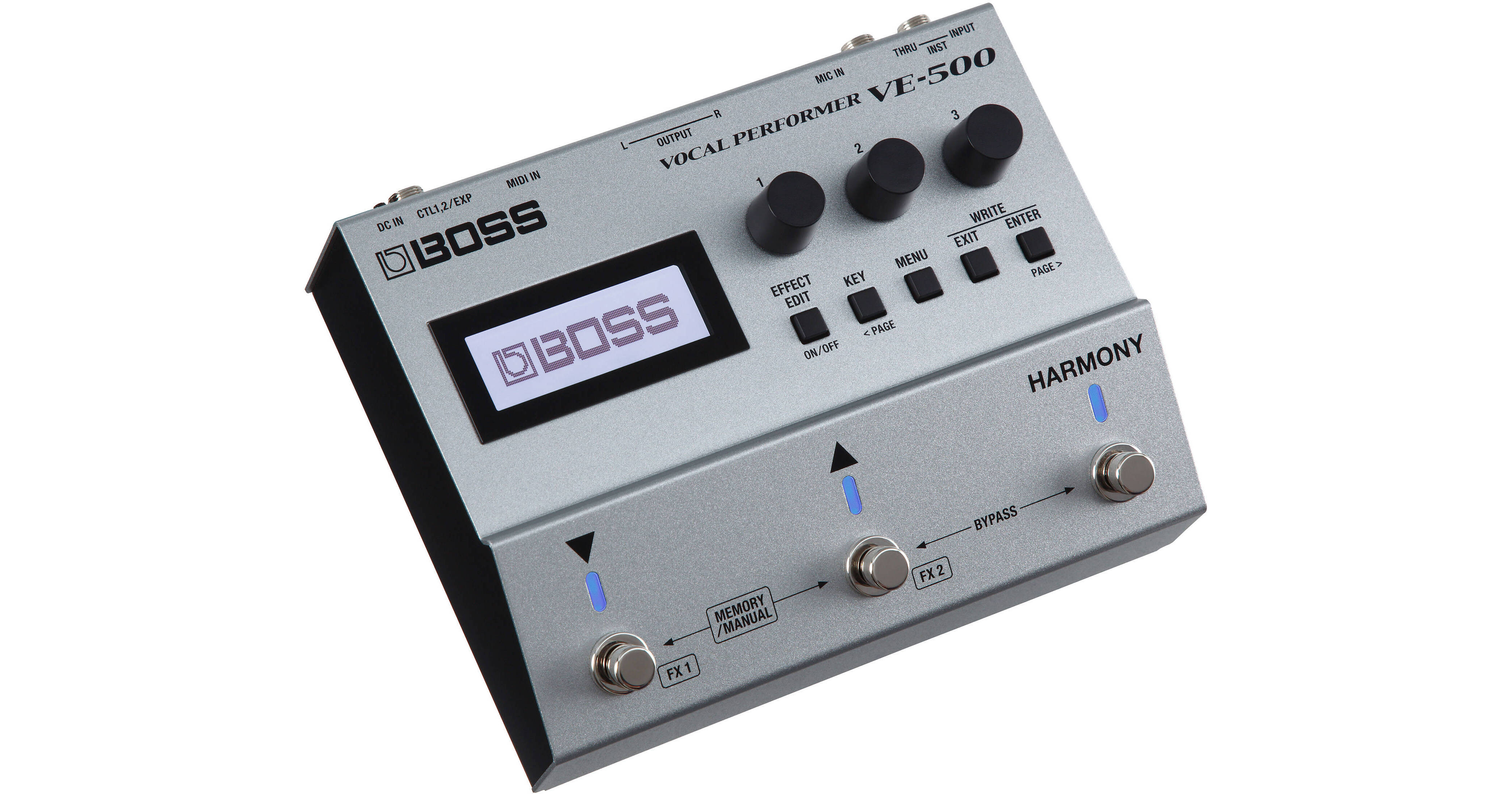 BOSS VE-500 Vocal Performer Pedal VE-500 B&H Photo Video