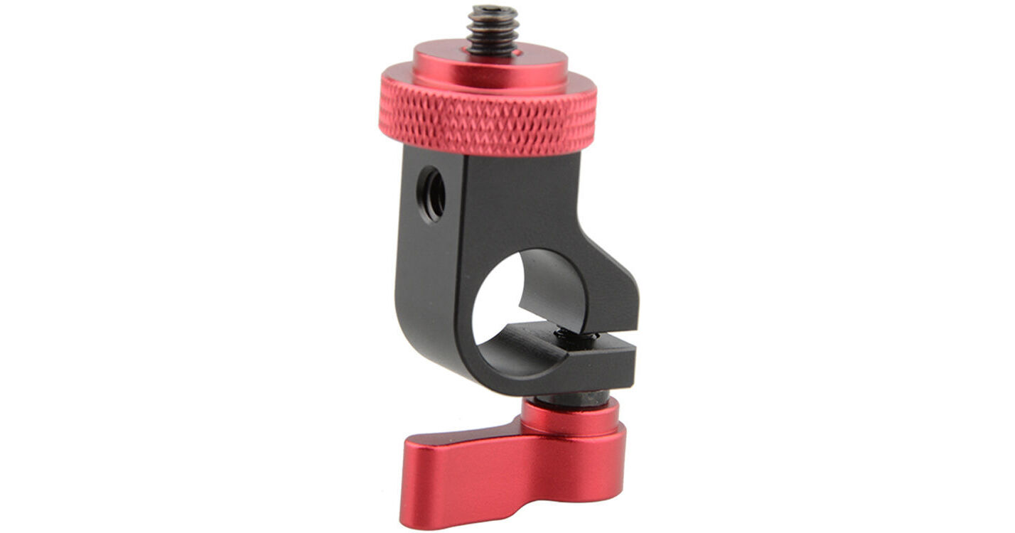 CAMVATE Single 15mm Rod Clamp with Knurled 1/4