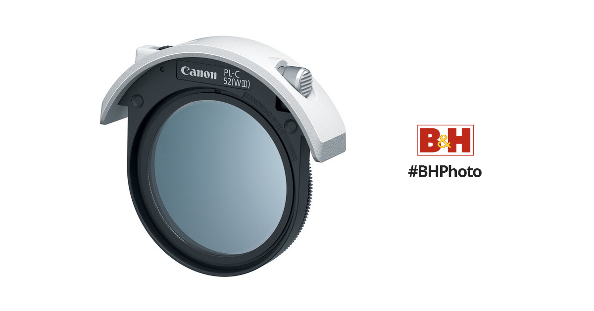 Canon Drop-In Circular Polarizing Filter PL-C 52 (WIII) 3050C001