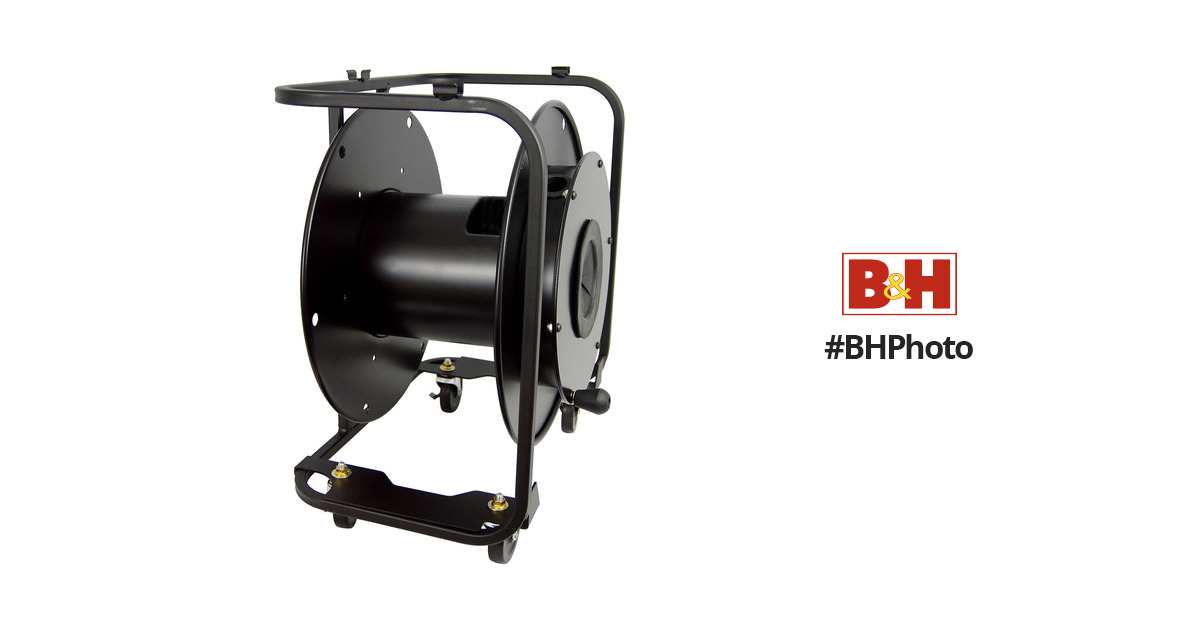Hannay Reels AVF-18 Fiber Optic Cable Reel with 4 Casters