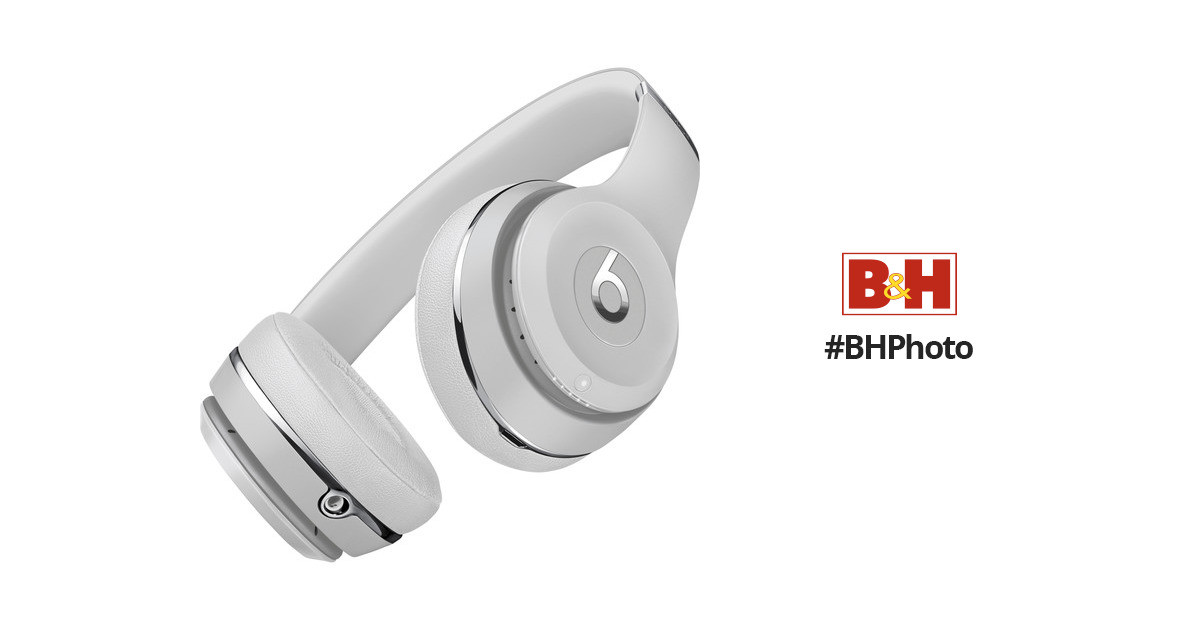 Beats by Dr. Dre Beats Solo3 Wireless On-Ear Headphones (Satin Silver /  Icon)