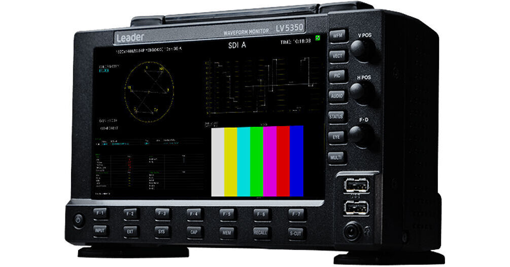 Leader LV-5350 HDR Analysis Waveform Monitor (3 RU) LV5350-SER23 Leader LV-5350 HDR Analysis Waveform Monitor (3 RU)