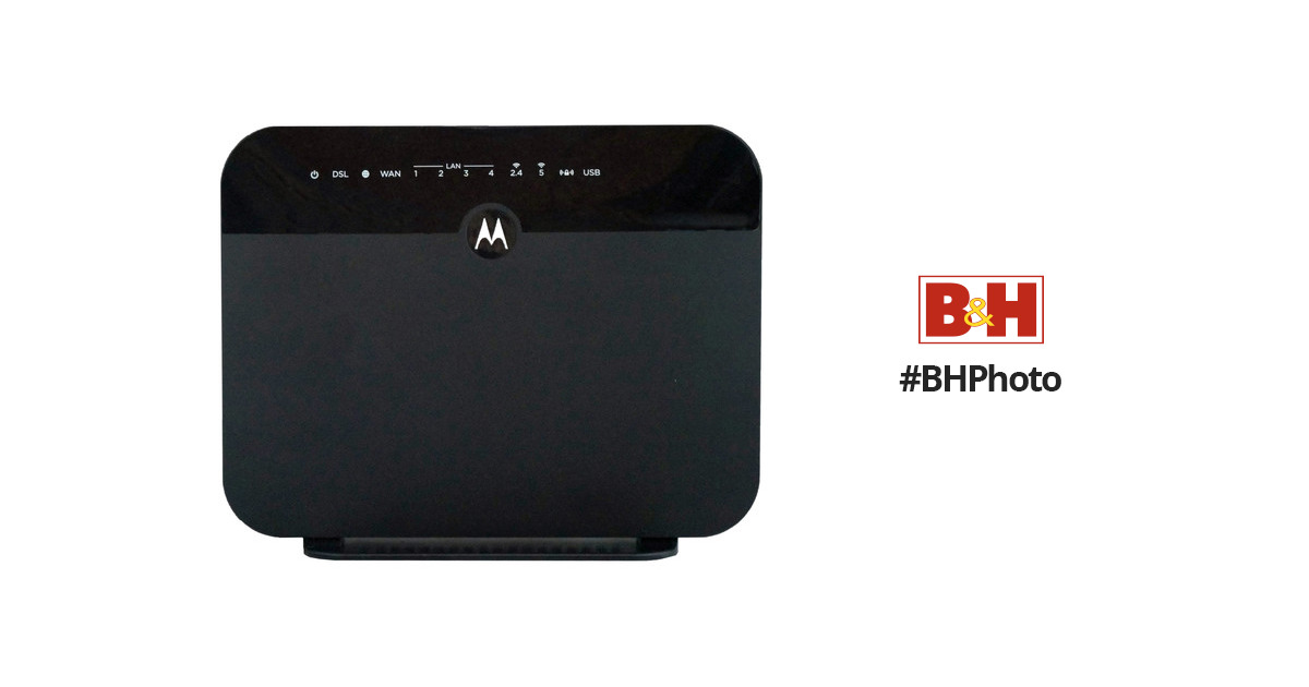 Motorola MD1600 AC1600 VDSL2/ADSL+ Modem Router MD1600-10 B&H