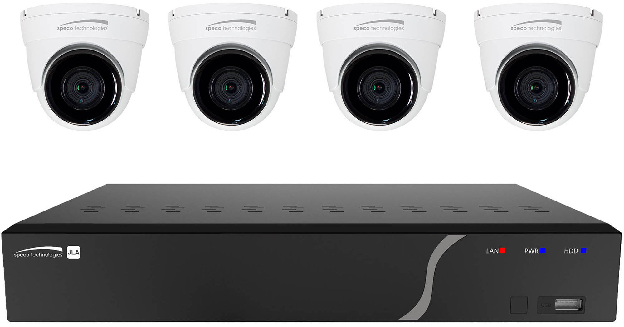 Speco Technologies 4Channel 5MP NVR with 1TB HDD & 4 5MP