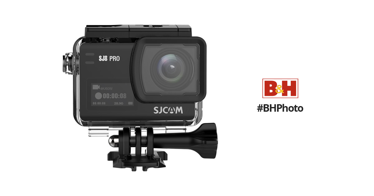SJCAM SJ8 Pro 4K WiFi Action Camera (Black) - KENTFAITH
