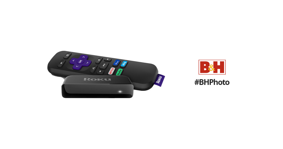 Roku Premiere 4K/HDR/HD WiFi Media Streamer with IR Remote and HDMI Cable 3920R 