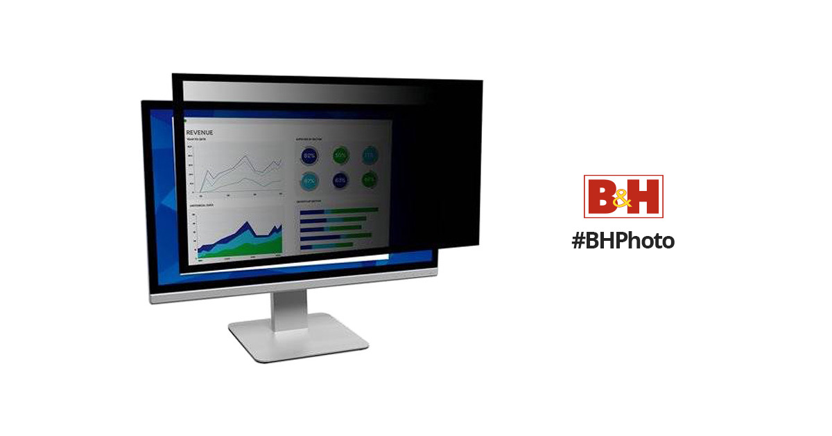 PF240W1F 16:10 Reduces blue light Protects your confidential information Renewed 3M Framed Privacy Filter for 24 Widescreen Monitor 