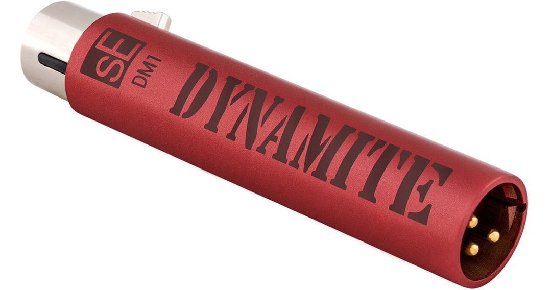 sE Electronics DM1 Dynamite Active In-Line Microphone Preamplifier (Red)