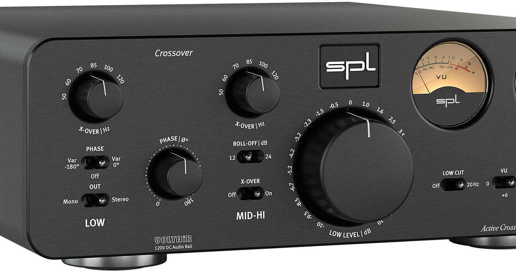 SPL Crossover - Active Analog 2-Way Crossover for Pro Audio and Hi-Fi  Applications (Black)