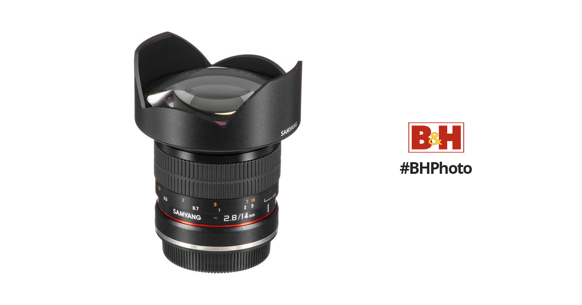 Samyang 14mm f/2.8 ED AS IF UMC Lens for Canon EF with AE Chip