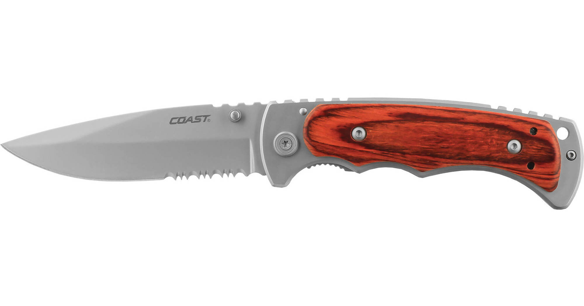 COAST FX412 Frame Lock Folding Knife with Lanyard Hole 19690 B&H