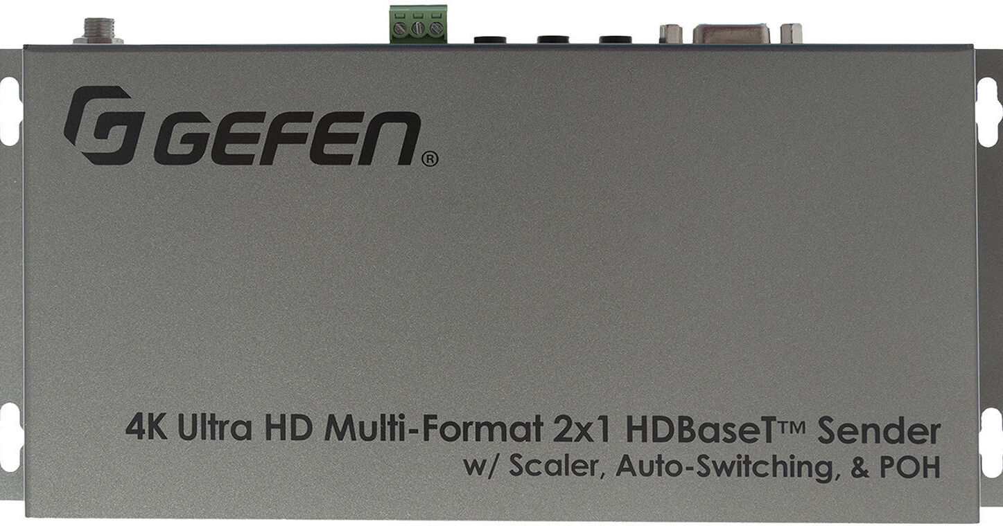 Gefen 4K Multi-Format 2x1 HDBaseT Sender EXT-UHDV-HBTLS-TX B&H