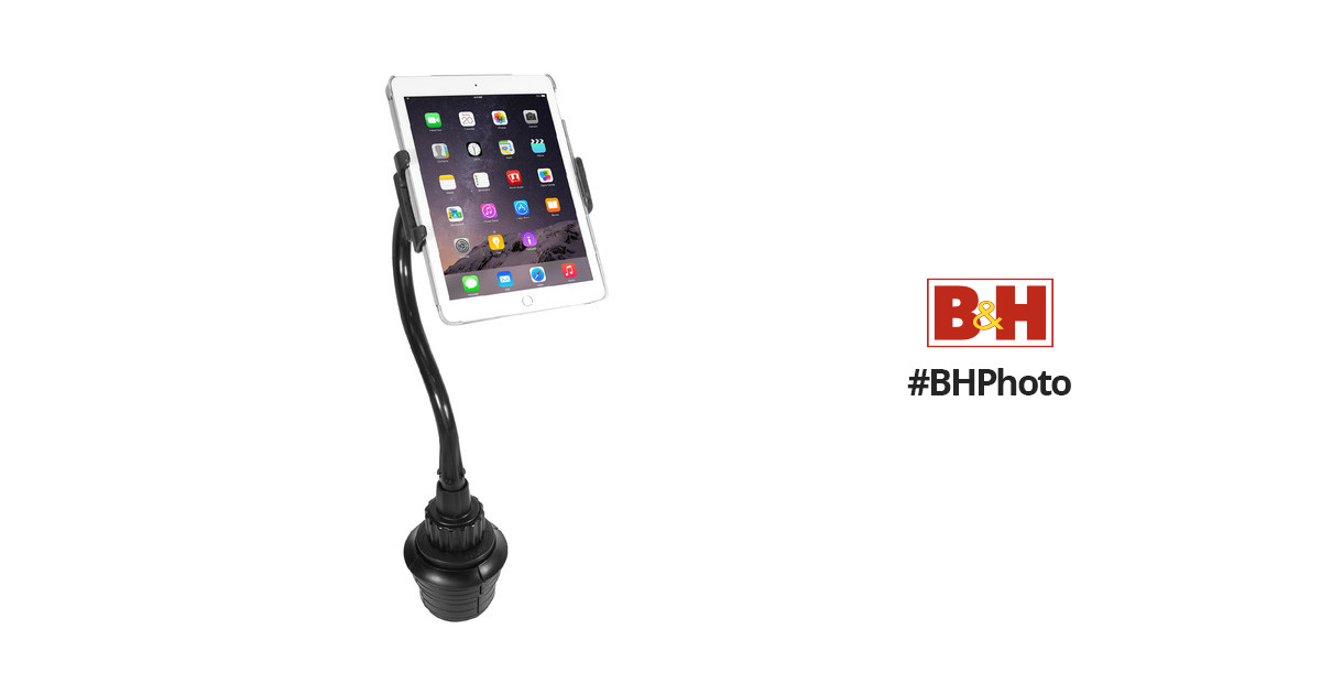 Macally 1 ft. Super Long Adjustable Car Cup Mount iPad/Tablet Holder  MCUPTABPRO - The Home Depot