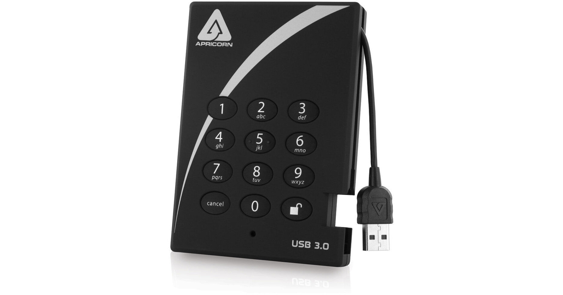 Apricorn 2TB Aegis Padlock USB 3.0 A25-3PL256-S2000 B&H Photo