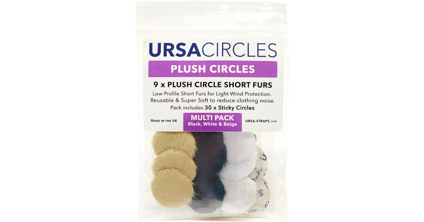 URSA Plush Circles Low Profile Short Furs for Light Wind Protection -  Everything Audio