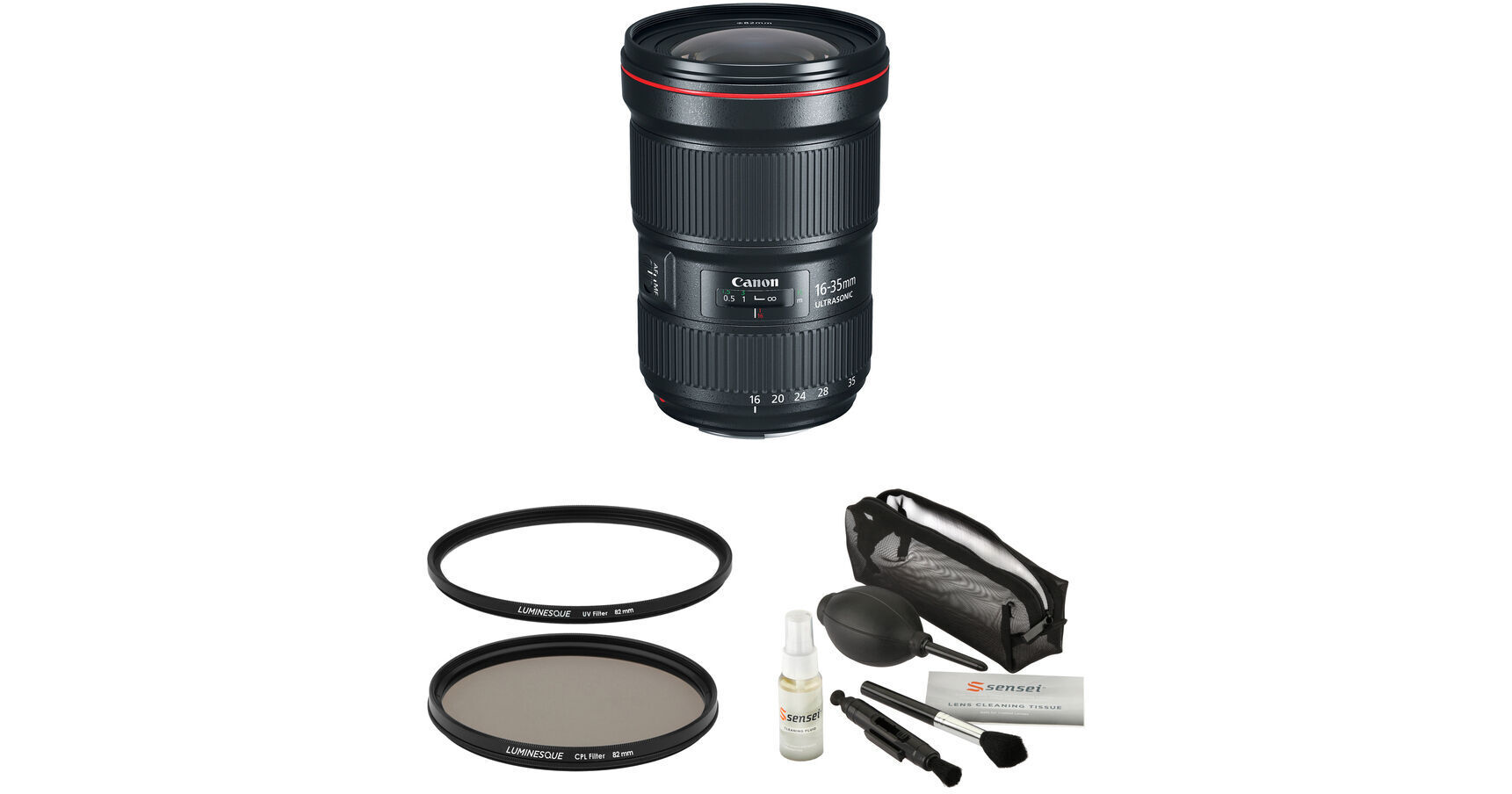 Canon EF 16-35mm f/2.8L III USM Lens with Accessories Kit