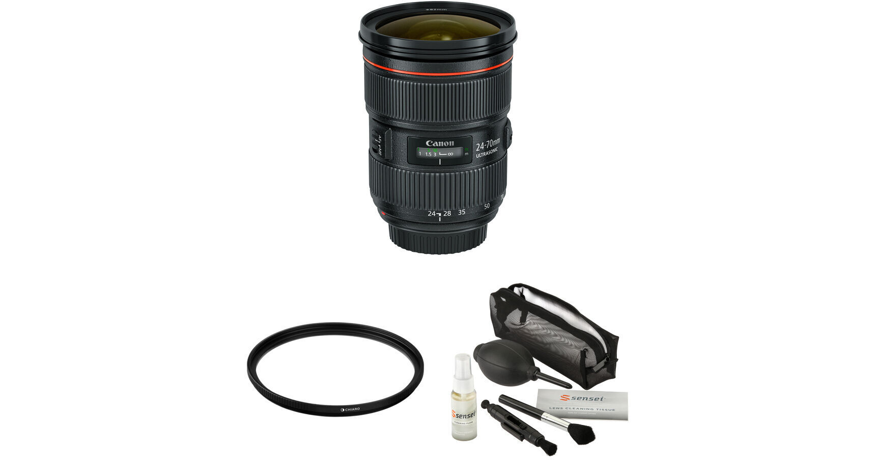 Canon EF 24-70mm f/2.8L II USM Lens with Accessories Kit