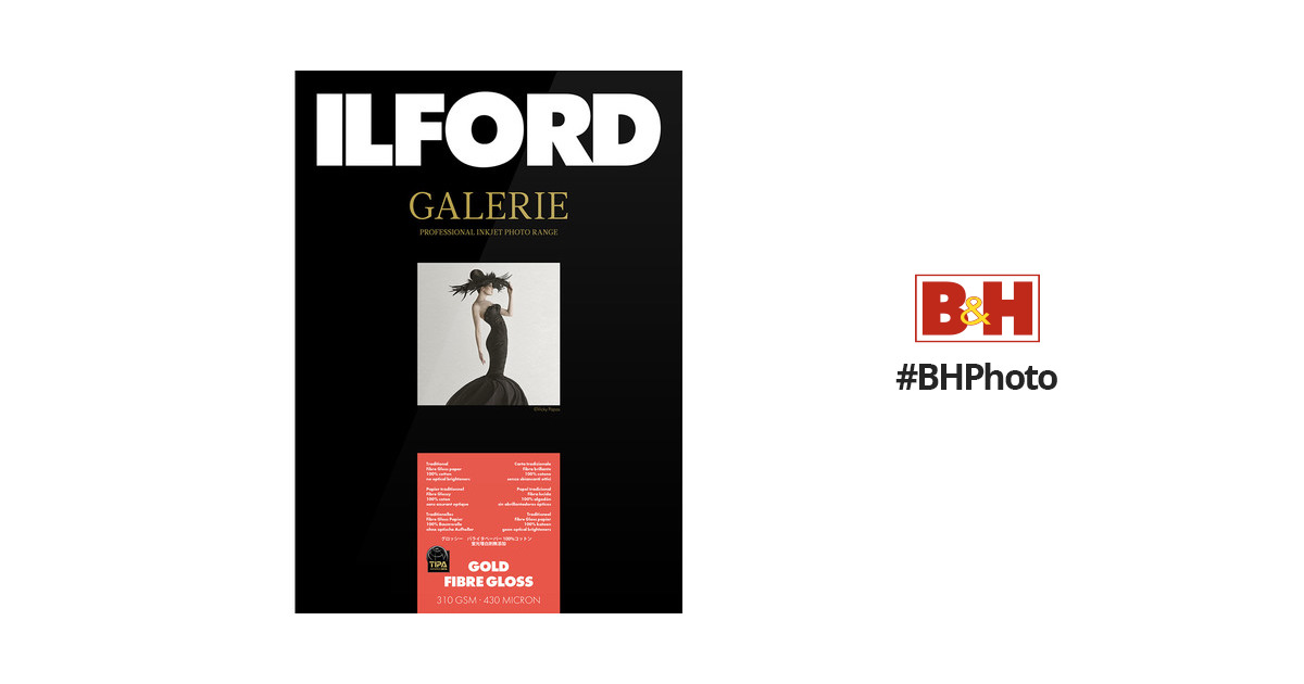 Ilford GALERIE Gold Fibre Gloss Paper (5 x 7