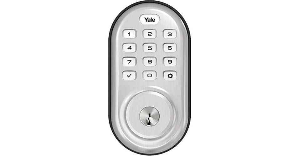 Yale Real Living Assure Lock Push-Button Deadbolt YRD216-CBA-619