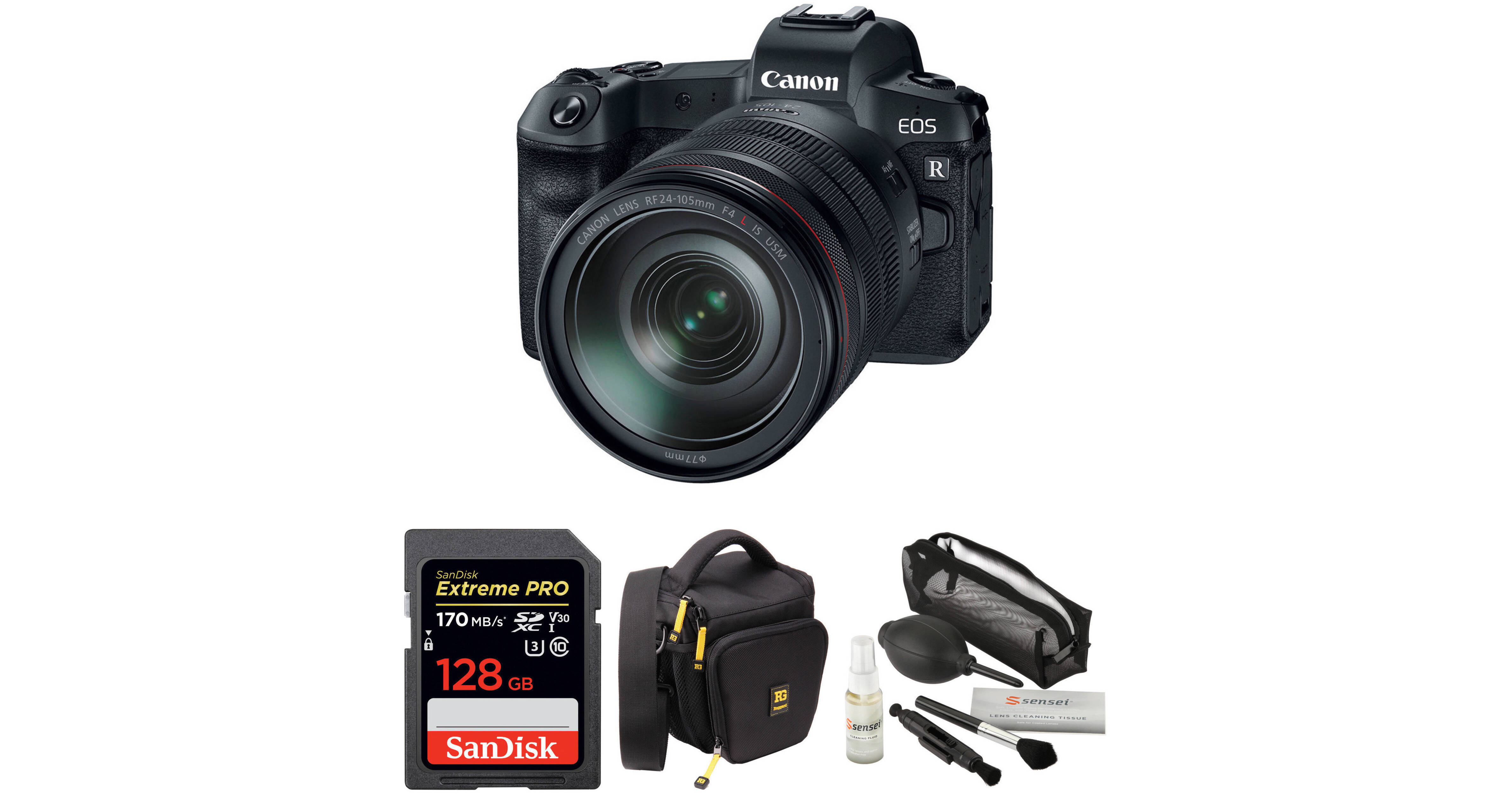 Canon EOS R Mirrorless Digital Camera with 24-105mm Lens and