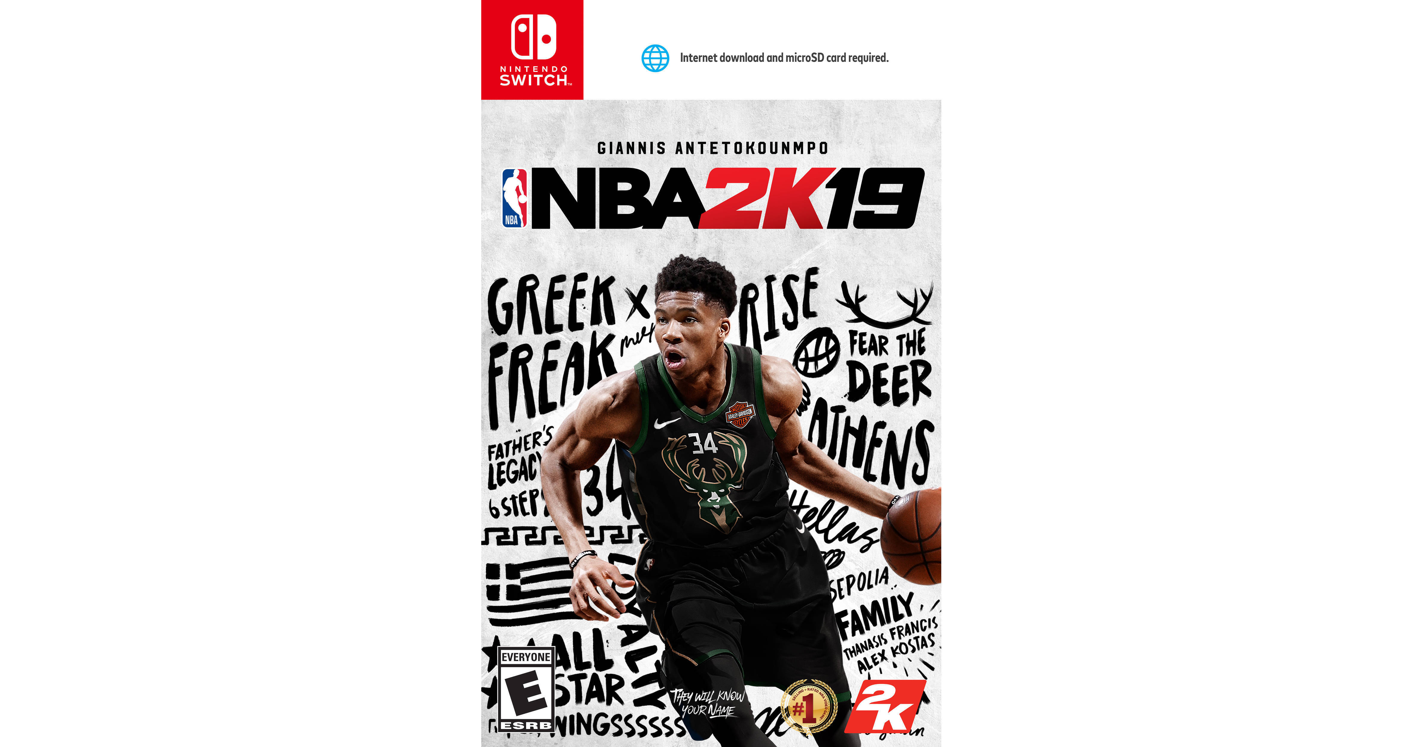 Take 2 games Switch NBA 2K19 Multicolore