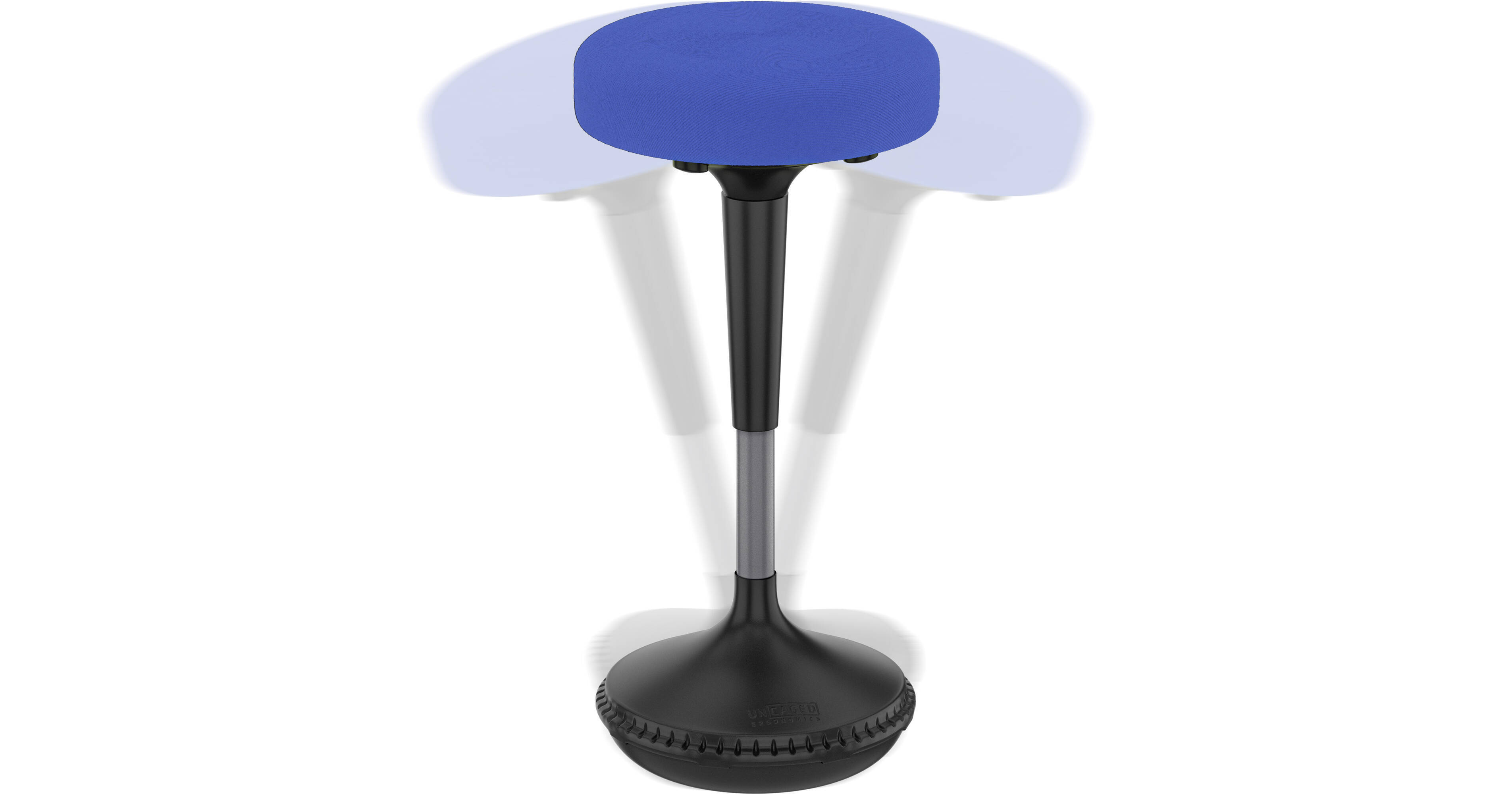 Uncaged Ergonomics - Wobble Stool - Blue