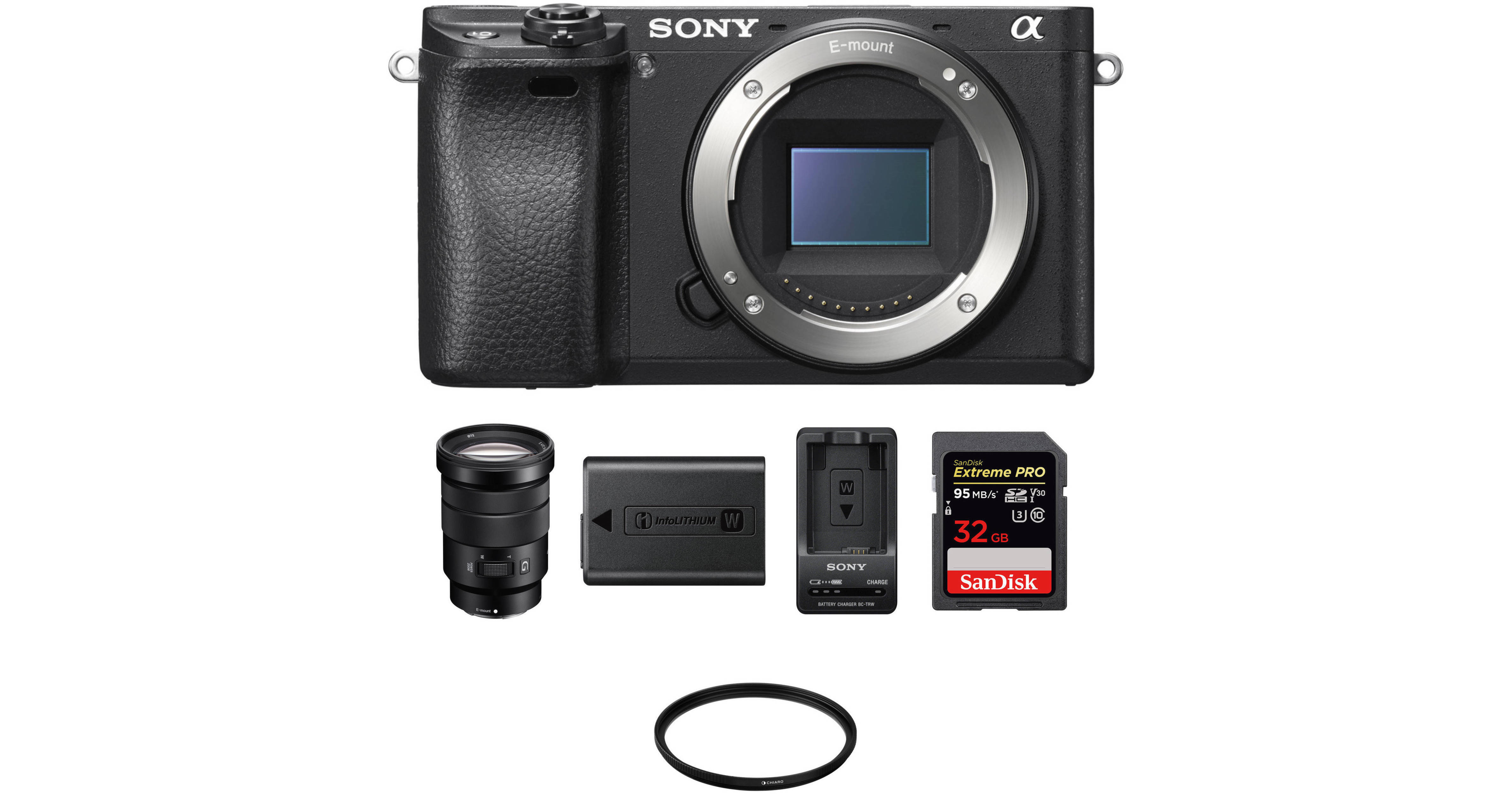 Sony Alpha A6300 Mirrorless Digital Camera With 18 105mm Lens