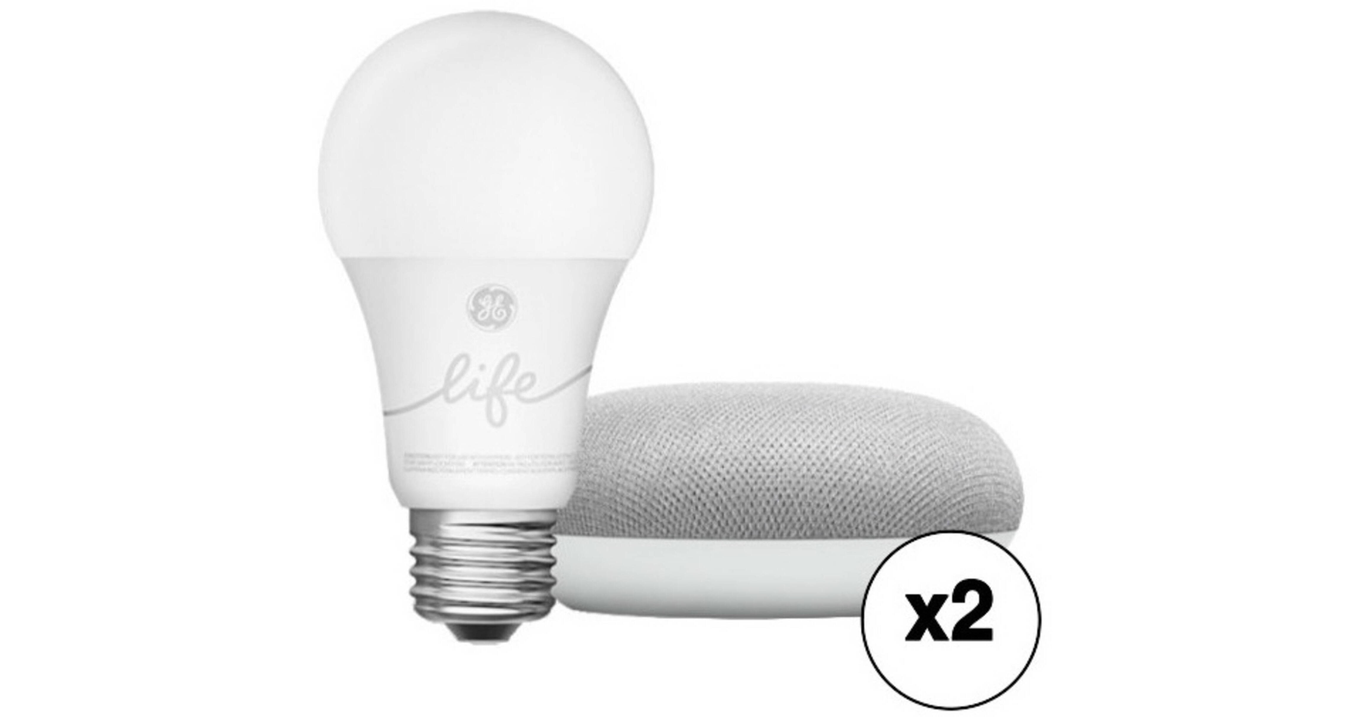 Google home hot sale mini with bulb